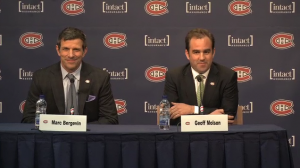 Marc Bergevin named new GM of the Montreal Canadiens